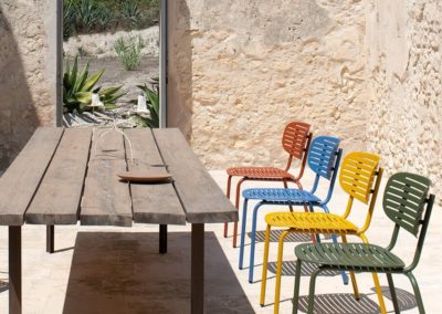 Tables et chaises pour extérieur de la marque EMU - Alain Rosen