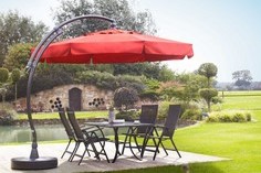 Parasol et mobilier de jardin Sun Garden (Alain Rosen)